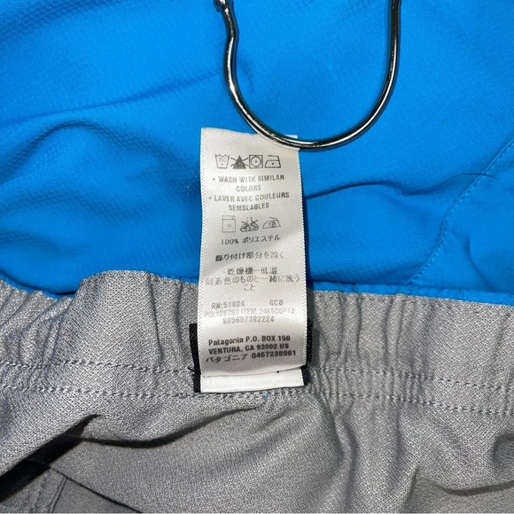 Patagonia Strider Shorts Women's Size Medium Blue Mint Running Lined  Mesh 3.25" - Picture 8 of 9